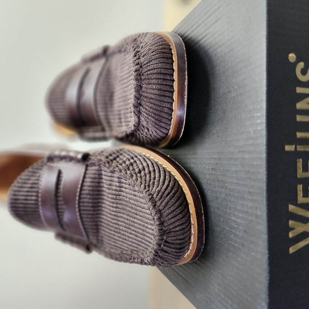 Brown Slip-On Loafers with Cushioned Comfort